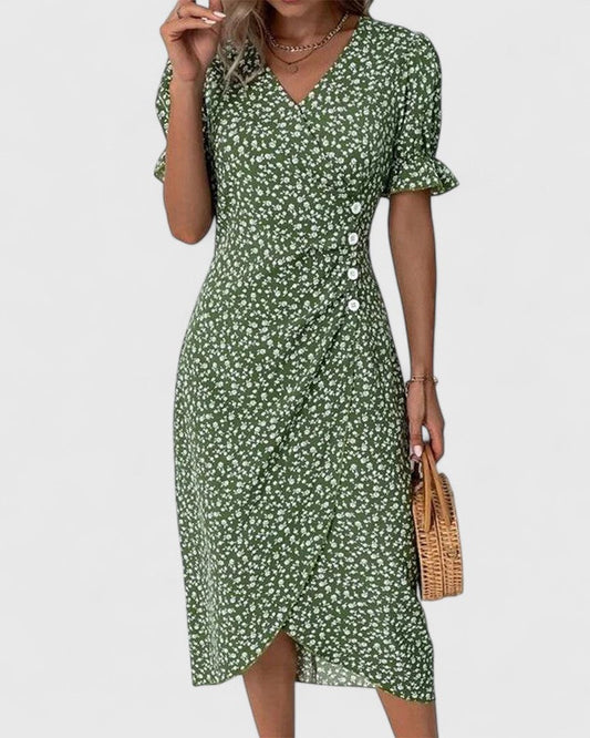 SOPHIA – ROCHIE MIDI WRAP BLOOM