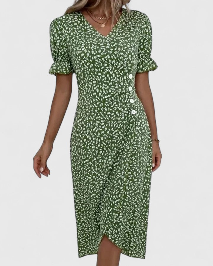 SOPHIA – ROCHIE MIDI WRAP BLOOM