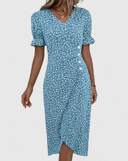 SOPHIA – ROCHIE MIDI WRAP BLOOM