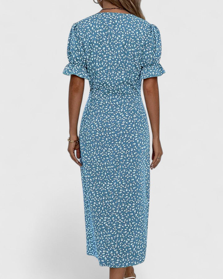SOPHIA – ROCHIE MIDI WRAP BLOOM