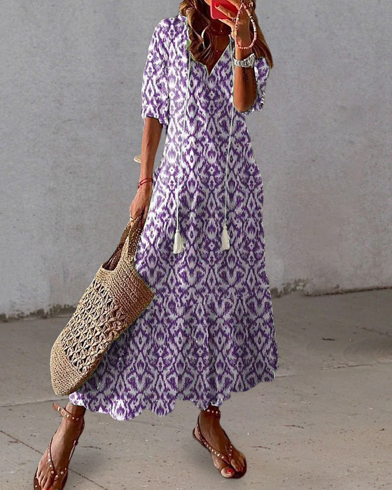 Melody - Rochie Casual Boho de Plajă