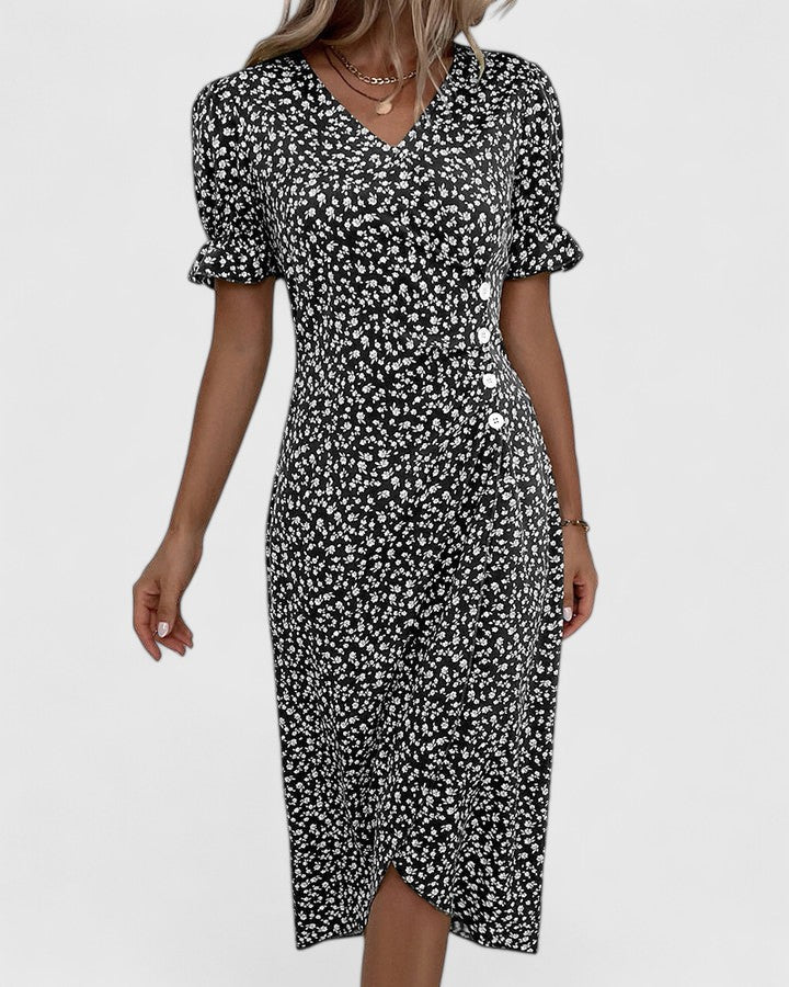 SOPHIA – ROCHIE MIDI WRAP BLOOM