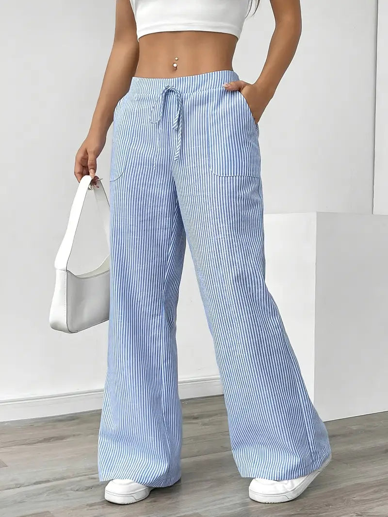 Alina | Pantaloni Casual Eleganți cu Șnur