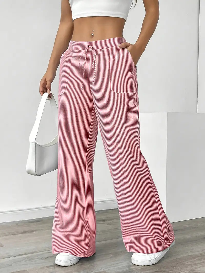 Alina | Pantaloni Casual Eleganți cu Șnur