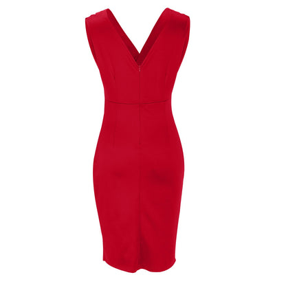 Sophia | Rochie Elegantă cu Decolteu în V și Fendă