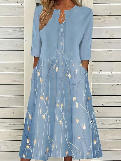 Ivy – Set Midi Floral Elegant