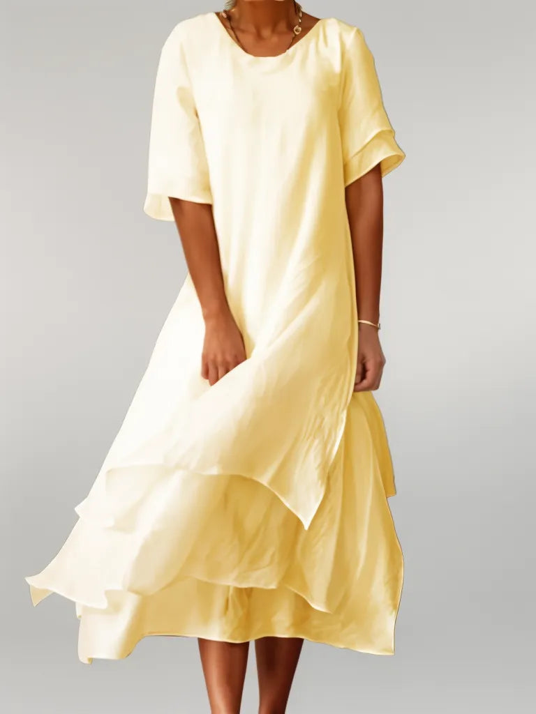 Celeste | Rochie Lungă Elegantă