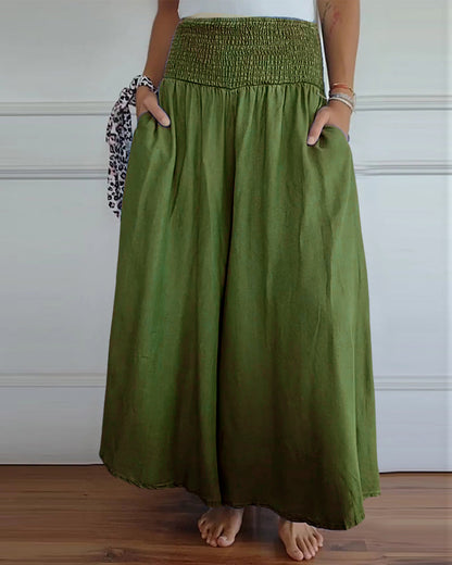 EMILIA – PANTALONI LARGI CONFORTABILI
