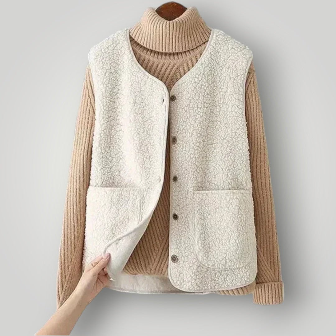 Layla™ - Vest din lână elegantă și versatilă