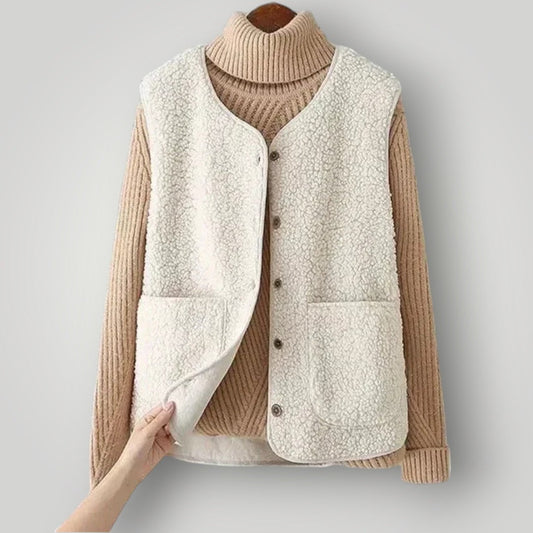 Layla™ - Vest din lână elegantă și versatilă