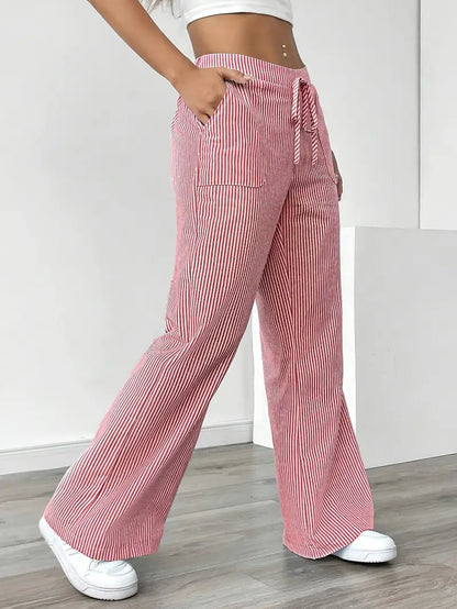 Alina | Pantaloni Casual Eleganți cu Șnur