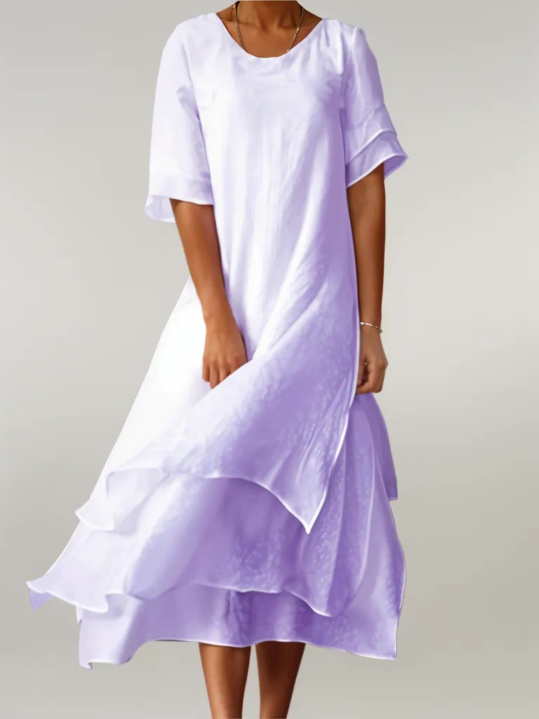 Celeste | Rochie Lungă Elegantă