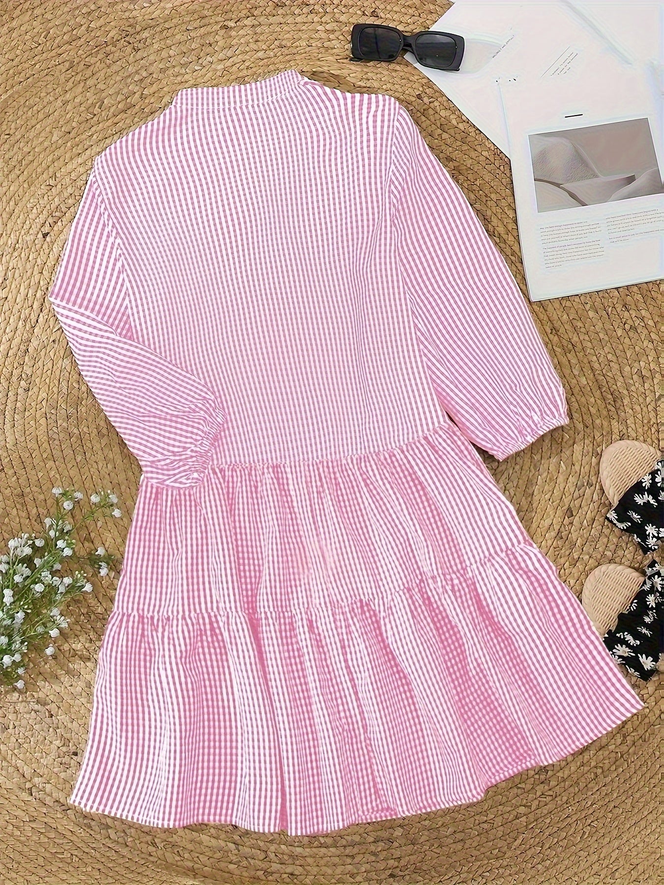 Rochie cu Dungi - Rose