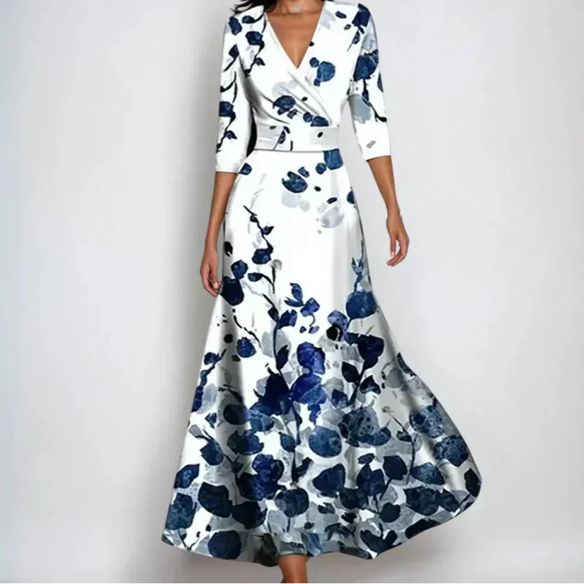 ISABELLA – ROCHIE WRAP CU FLORI ÎNCANTATE
