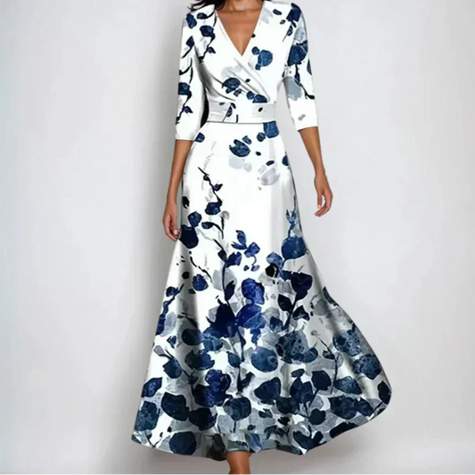 ISABELLA – ROCHIE WRAP CU FLORI ÎNCANTATE