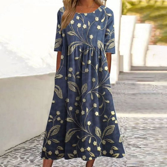 Yelira | Rochie Midi Relaxată