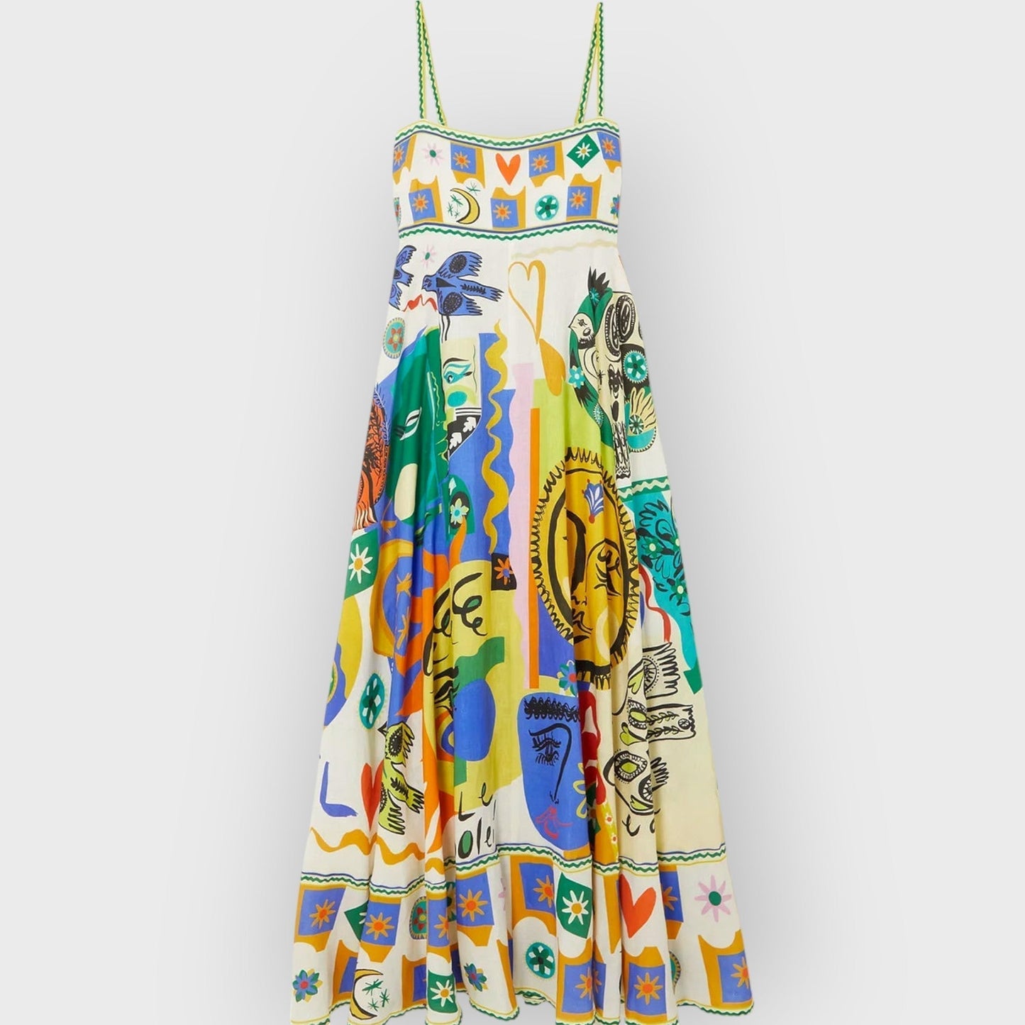 ISLA – ROCHIE SLIP CU IMPRIMEU GRAFFITI GEOMETRIC ȘIC