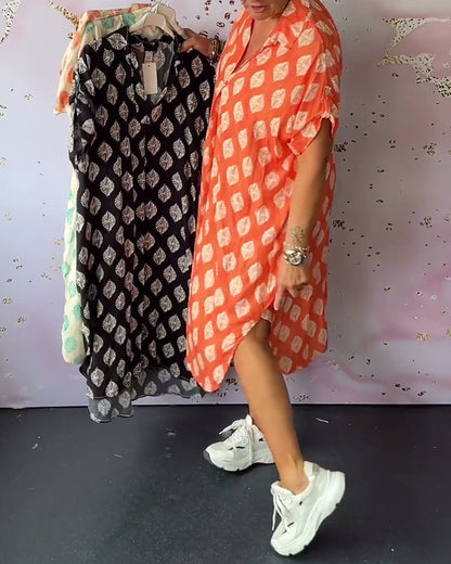 Paisley – Rochie Elegantă cu Decolteu în V