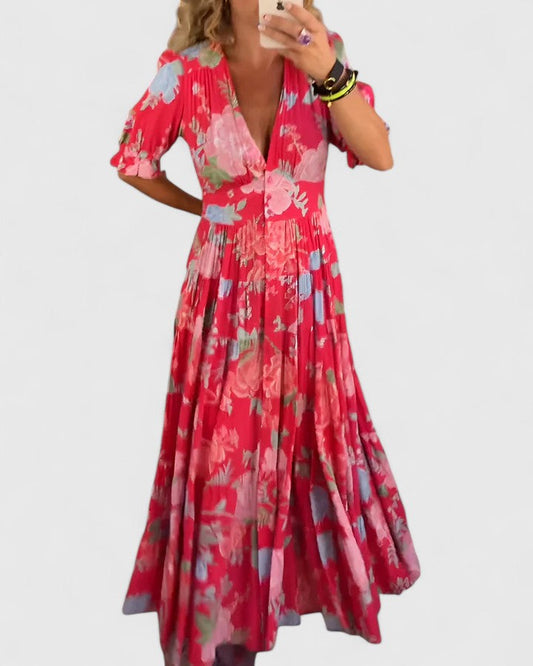 JULIANA – ROCHIE MAXI FLUIDĂ CU FLORI RADIANTE