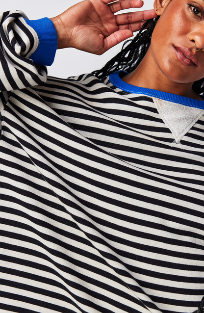 Manie - Pulover oversized cu dungi