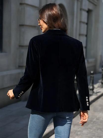 Savannah – Blazer Elegant din Catifea
