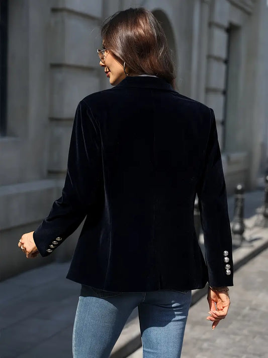 Savannah – Blazer Elegant din Catifea
