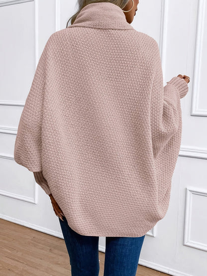 Zinnia - Cardigan Tricotat cu Mâneci Tip Pânză