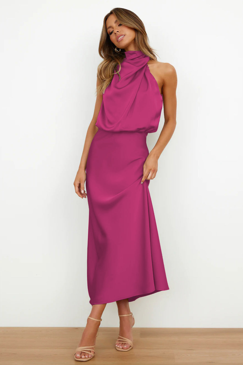Katherine | Rochie Elegantă din Satin