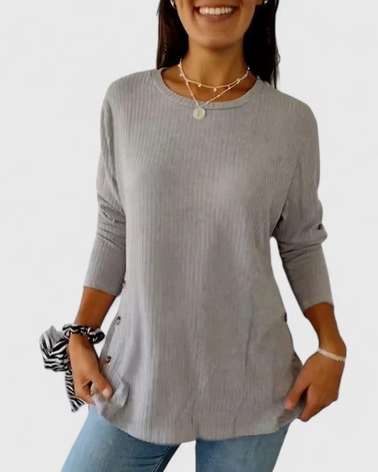 RILEY – TOP RELAXAT CU BUTON PE LATERAL