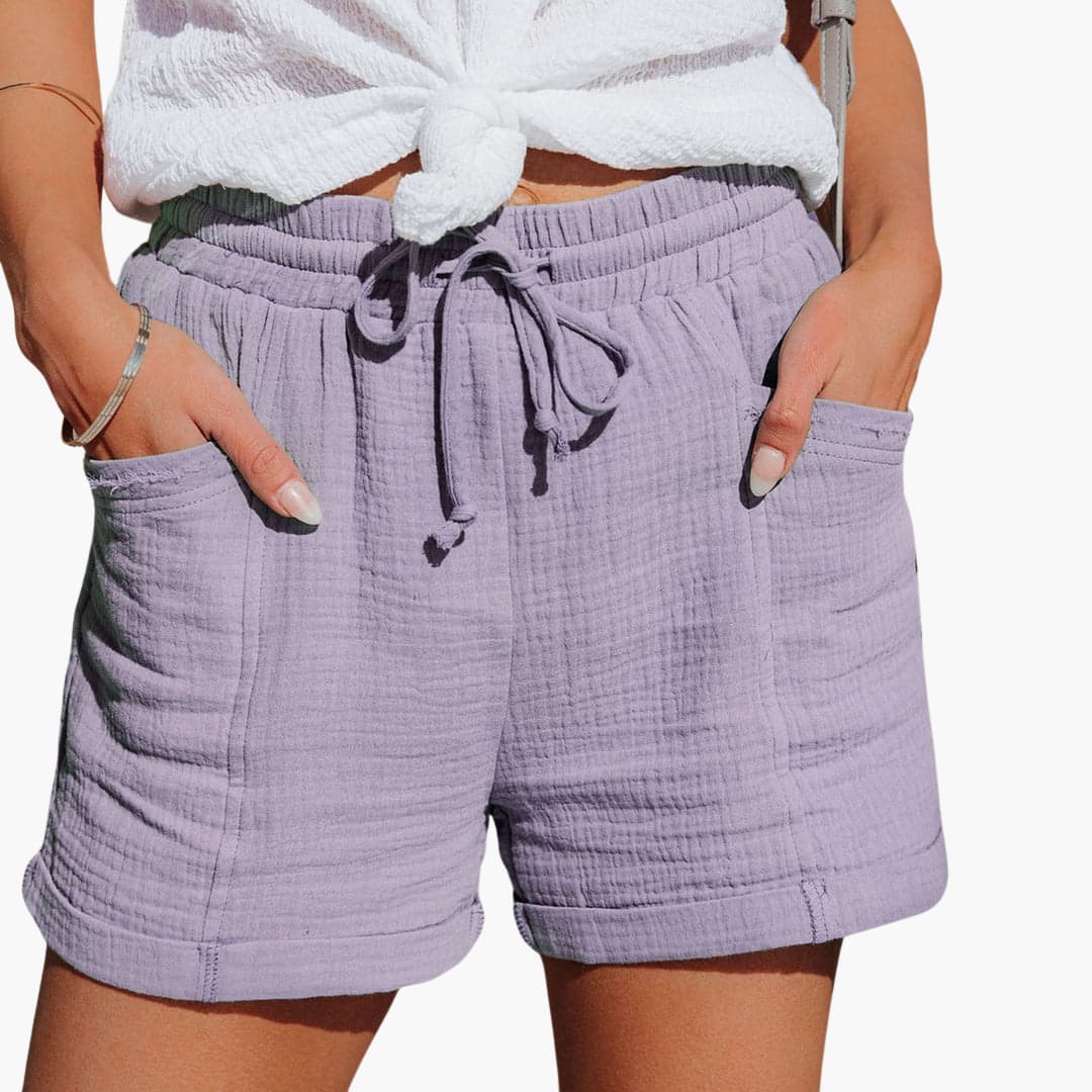 Emma | Pantaloni scurți eleganți cu șnur