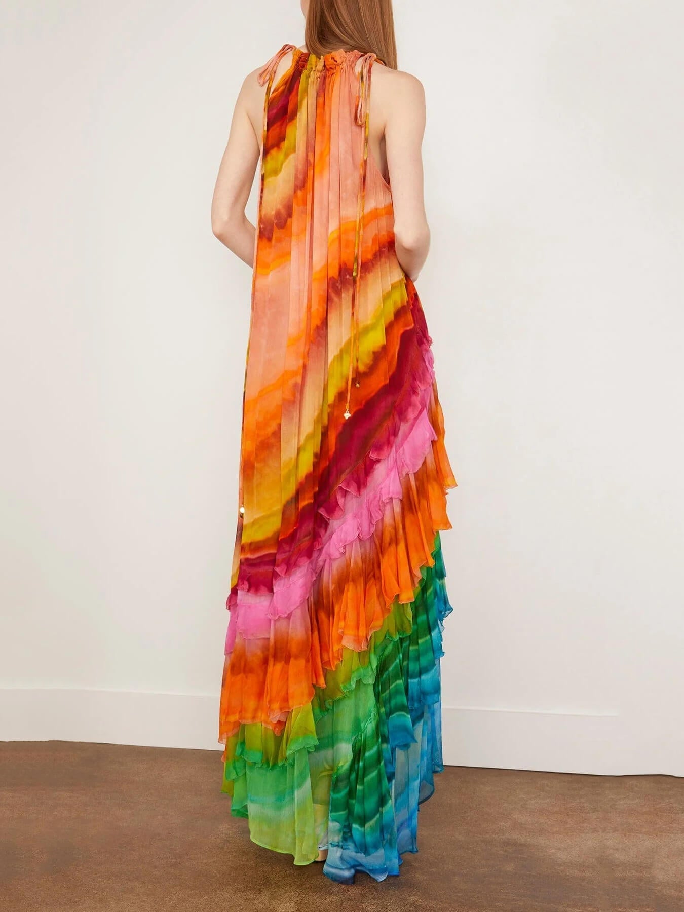 LUNA – ROCHIE CU VOLANE IRIS ÎN MULTICOLOR
