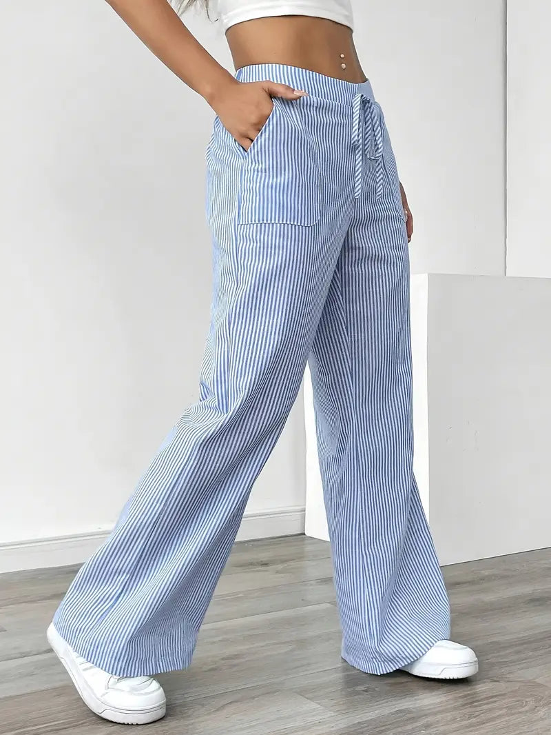 Alina | Pantaloni Casual Eleganți cu Șnur