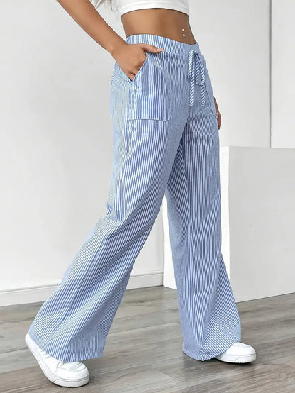 Alina | Pantaloni Casual Eleganți cu Șnur
