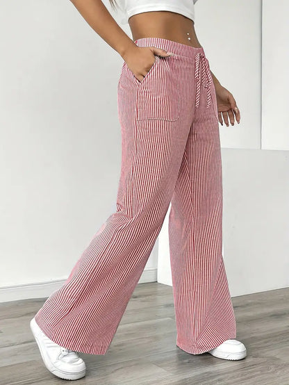 Alina | Pantaloni Casual Eleganți cu Șnur