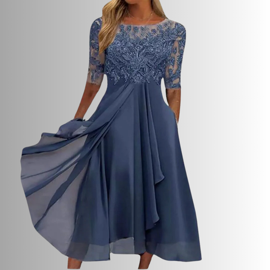 Revel | Rochie Eleganță Dantelă Fără Timp