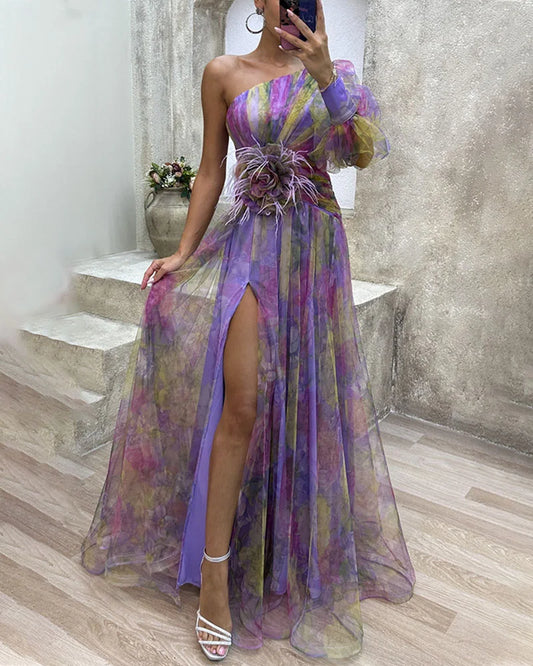 Wrenna | Rochie Elegantă cu Fendă