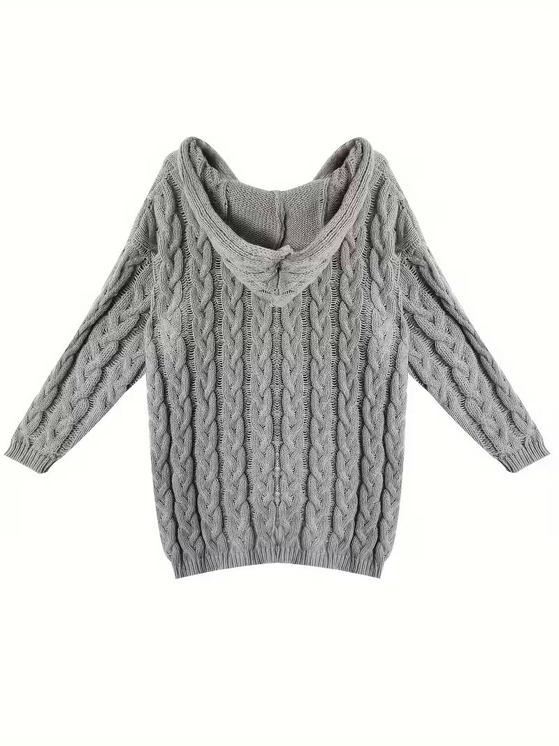 Mihaela | Pulover Informal Cu Mâneci Lungi Din Tricot