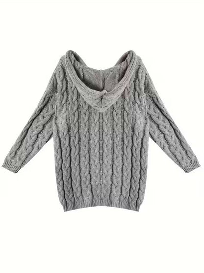 Mihaela | Pulover Informal Cu Mâneci Lungi Din Tricot
