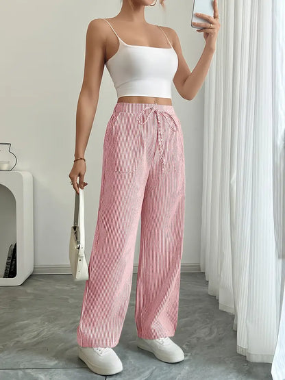 Alina | Pantaloni Casual Eleganți cu Șnur