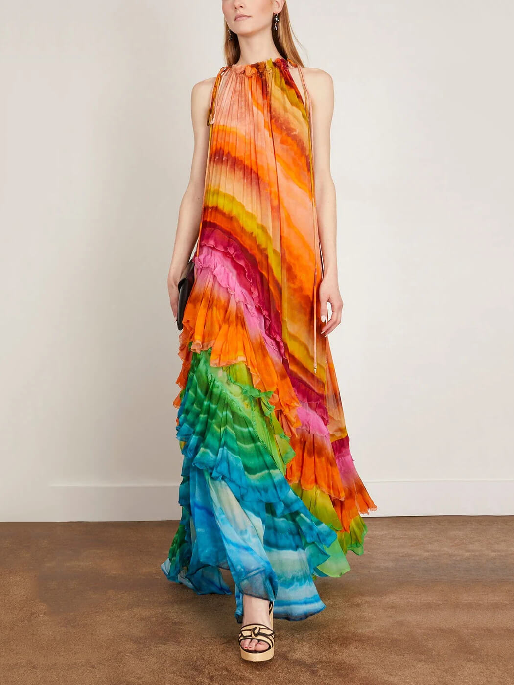 LUNA – ROCHIE CU VOLANE IRIS ÎN MULTICOLOR