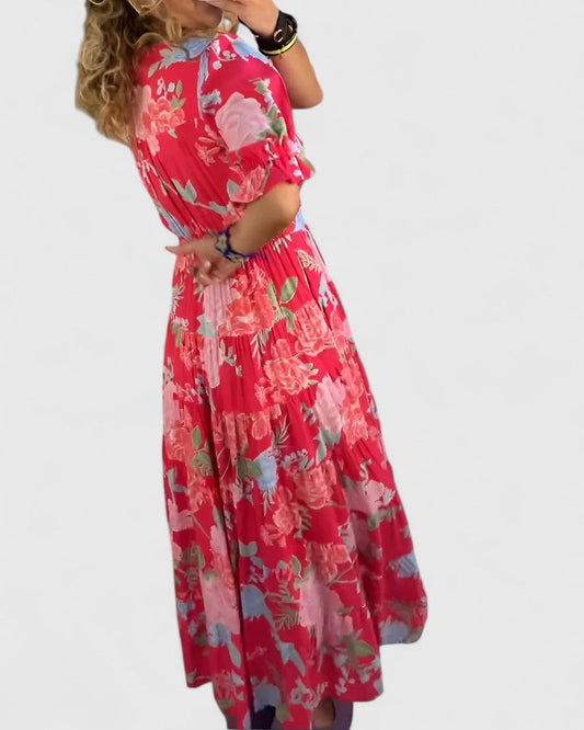 JULIANA – ROCHIE MAXI FLUIDĂ CU FLORI RADIANTE