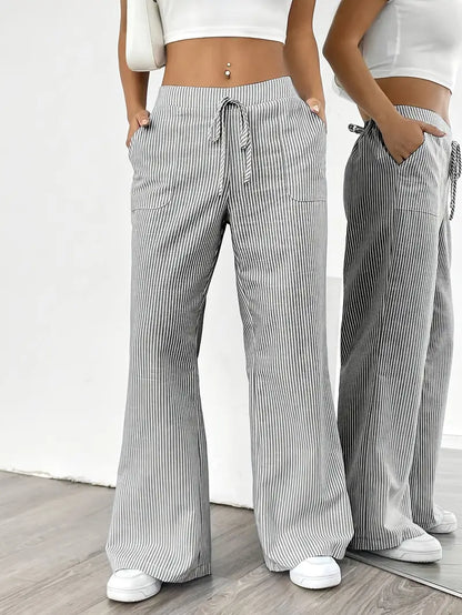 Alina | Pantaloni Casual Eleganți cu Șnur