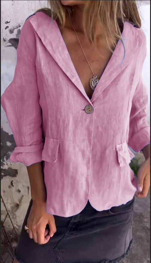 Elise | Blazer Ușor cu Inspiratie Retro