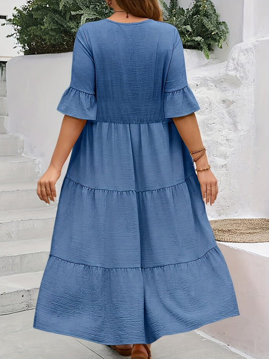 Serena - Rochie Fluidă Elegantă
