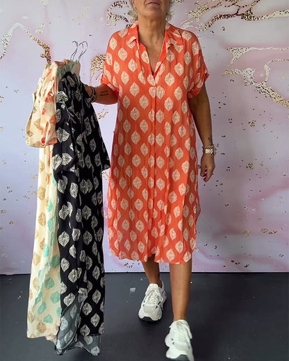 Paisley – Rochie Elegantă cu Decolteu în V