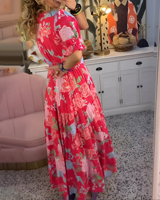 LANA – ROCHIE MAXI VARĂ FLORALĂ