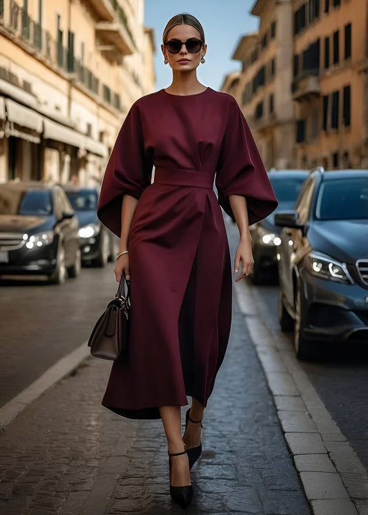 Madison - Rochie Elegantă cu Mâneci