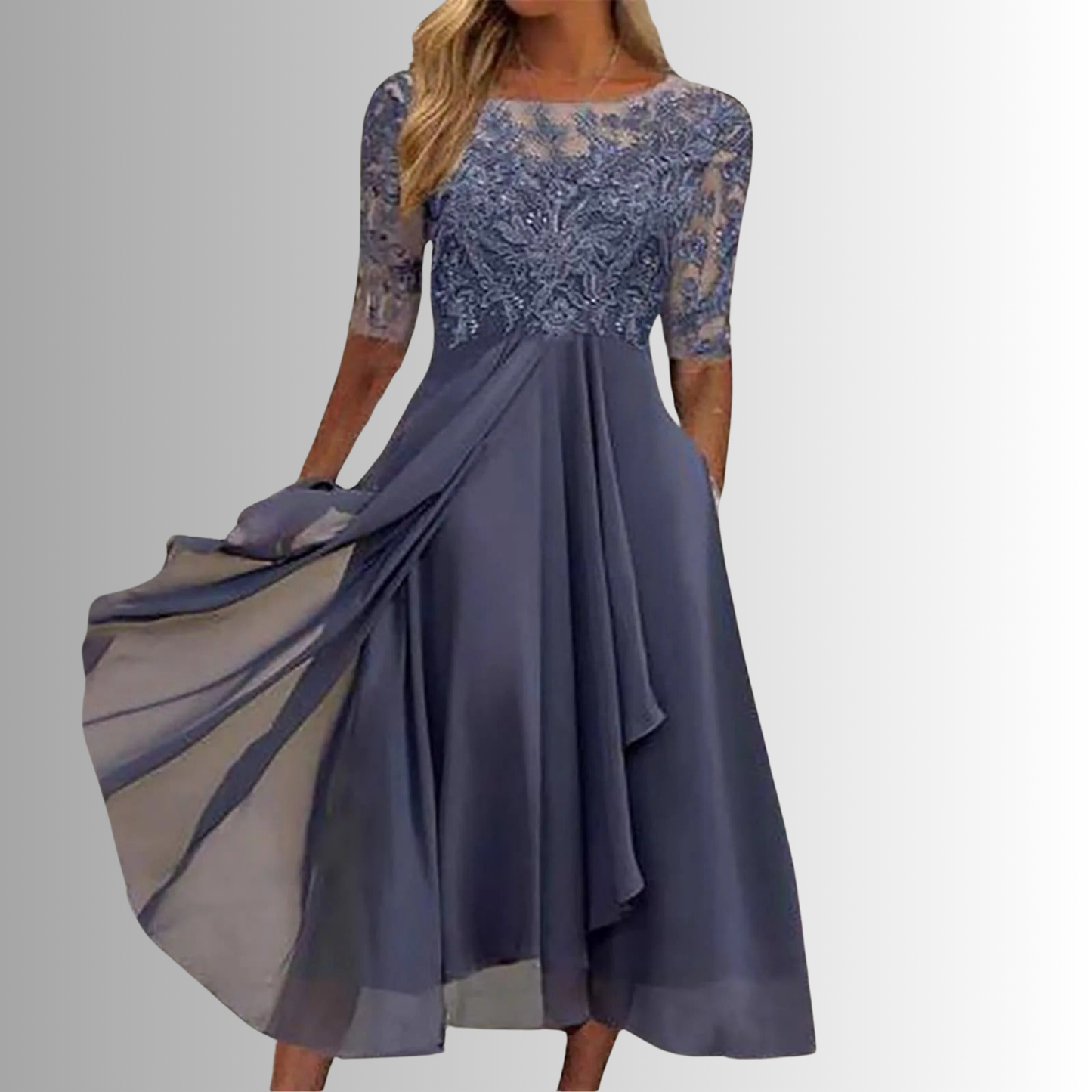 Revel | Rochie Eleganță Dantelă Fără Timp