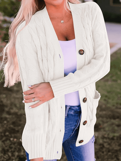 MARZENA | Cardigan confortabil cu tricot