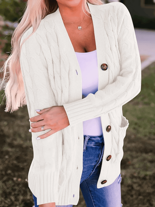 MARZENA | Cardigan confortabil cu tricot